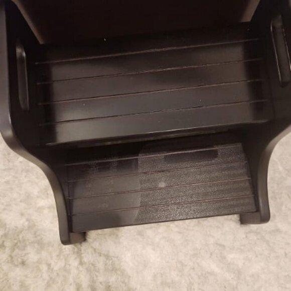 Wooden Two Step Stool - Heavy Duty 2 Step Stool - Holds up to 400Lb - Picture 1 of 2